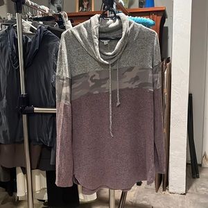 Cowl neck light sweater